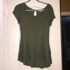 Army green cute shirt